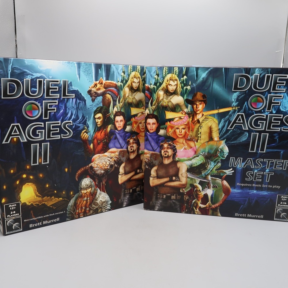Duel of Ages II & Duel of Ages II Master Set Expansion Box Complete Lot of 2
